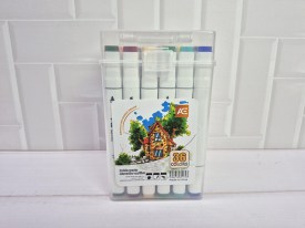 Marcadores caja polastica doble punta x36 